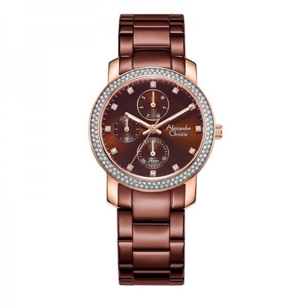 Alexandre Christie AC 2A61 Rosegold Brown BFBROBO